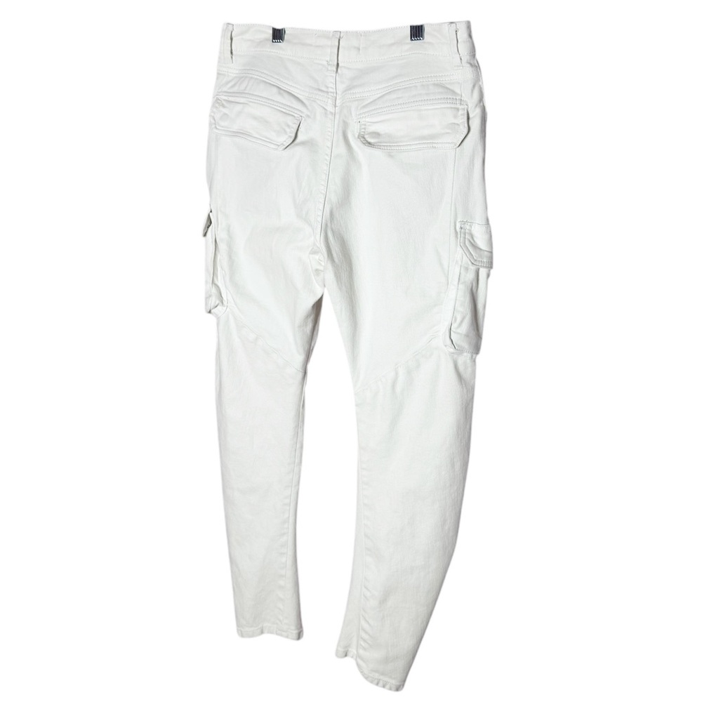 Zara | White Twisted Seam Cargo Pants | Women’s Size 30 | EUC - Picture 3 of 7